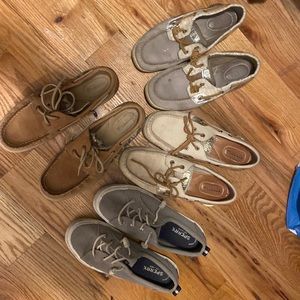 Lot of women’s sperry shoes